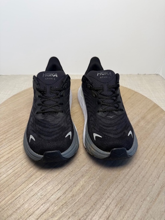 HOKA Arahi 6 Running Shoes Women’s 8B Black Stability Sneakers - Picture 2 of 7